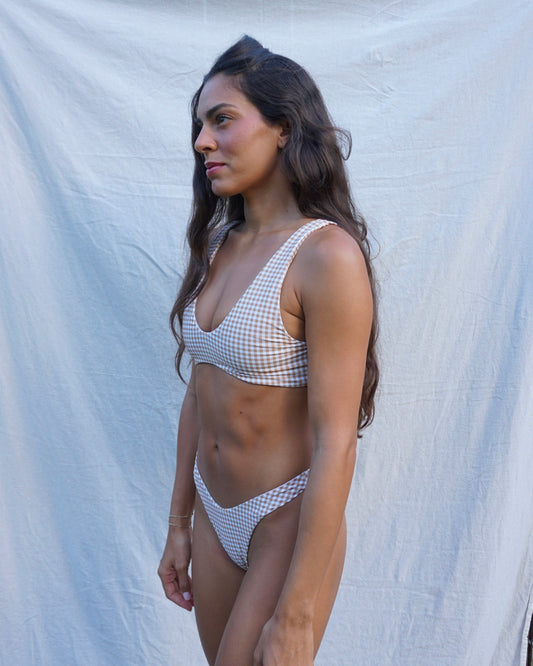 Madeline Top - Honey Check