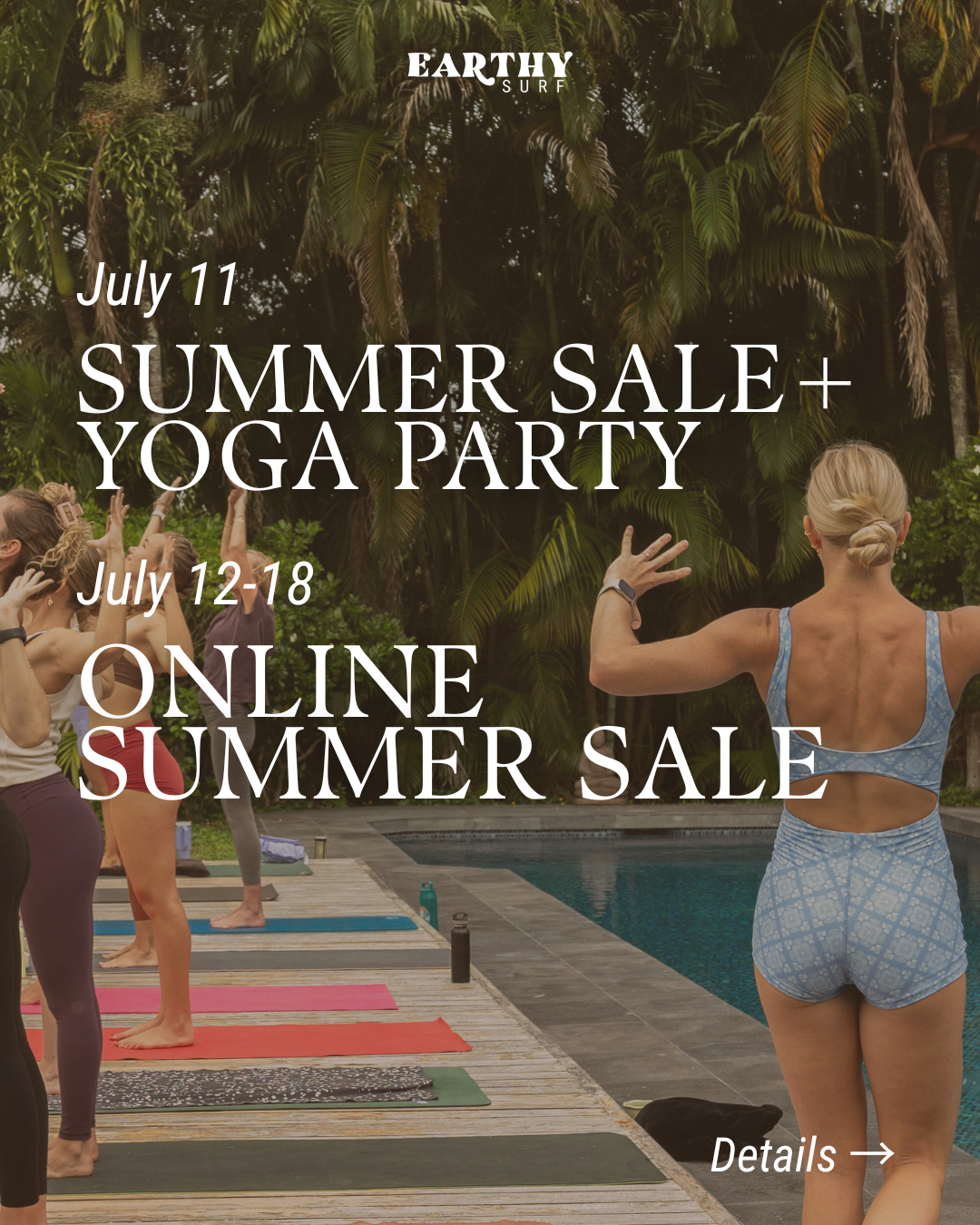 YOGA + SUMMER SALE PARTY - July 11