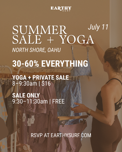 YOGA + SUMMER SALE PARTY - July 11