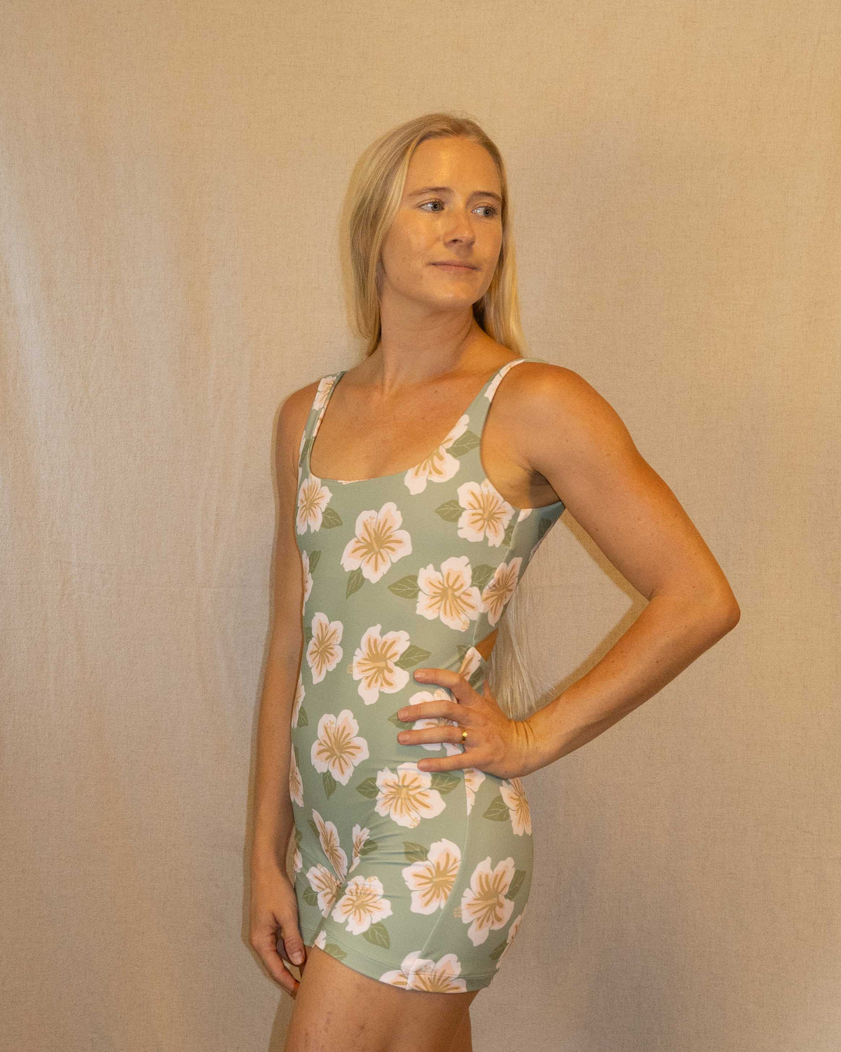Sol Onesie - Hibiscus