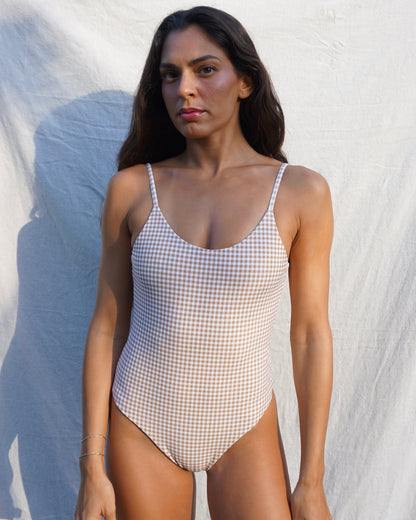 Leucadia One Piece - Honey Check