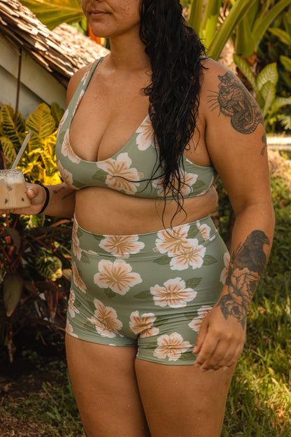 Sunset Shorts - Hibiscus