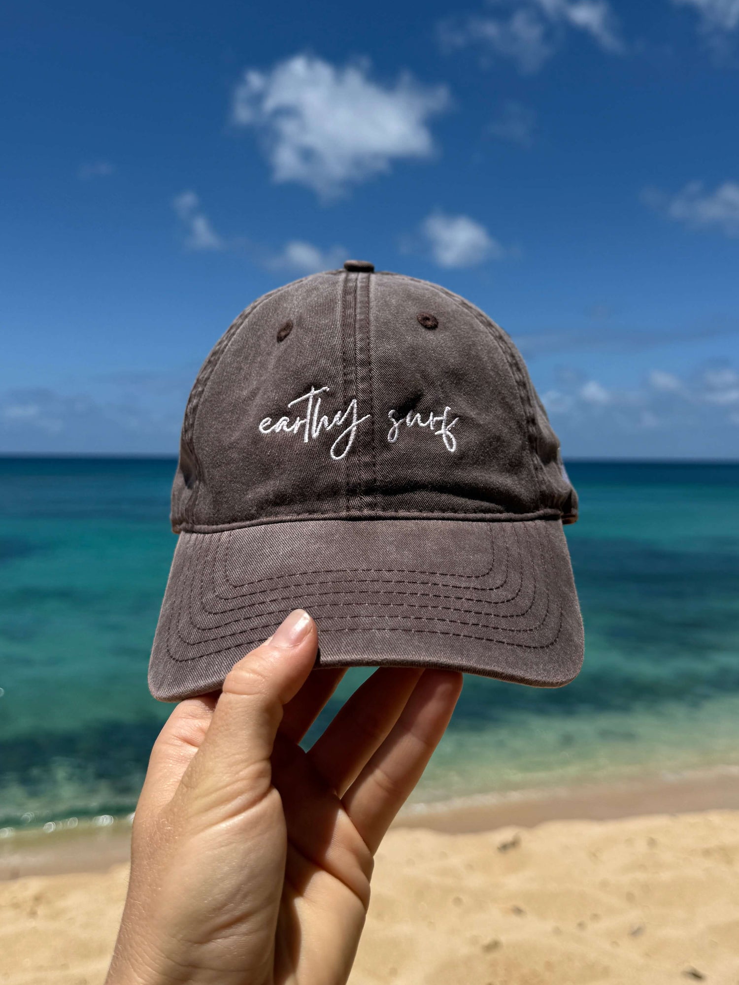 Earthy Surf Brown Hat